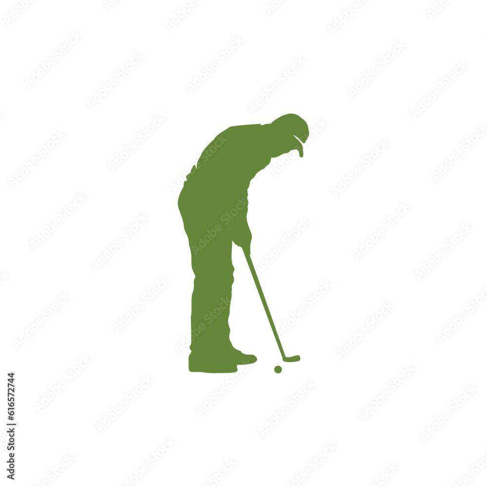 Sticker Golf illustration