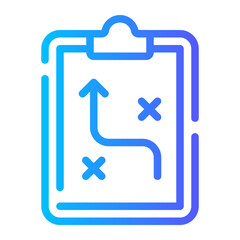 planning gradient icon