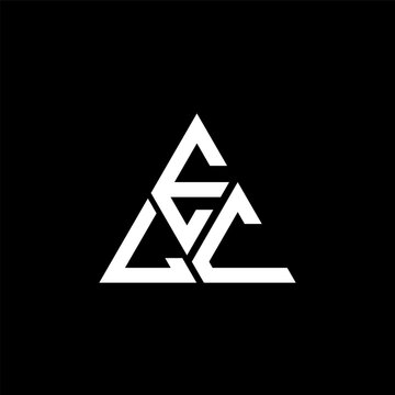 ELC letter logo abstract creative design. ELC unique design	