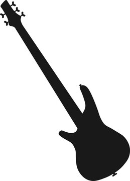 rock electric 5 string bass guitar