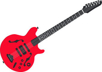 Naklejka na ściany i meble rock electric melody guitar