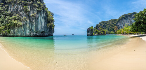 beautiful beach at krabi, thailand