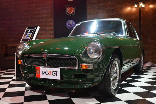 Morris garages mgb gt at Manila International Auto Show in Pasay, Philippines