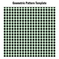 Geometric pattern template