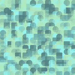 Light Sea Blue shades abstract background - Geometric Modern Pattern 