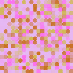 Pink, Purple & Orange shades abstract background - Geometric Modern Pattern 