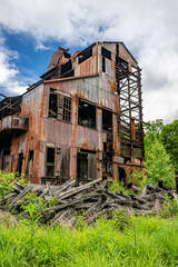 Fototapeta na wymiar abandoned mill