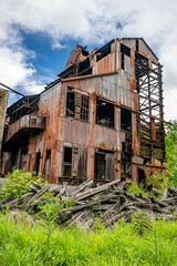 Fototapeta na wymiar abandoned mill