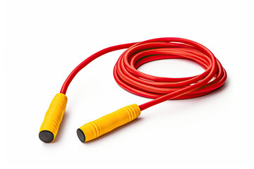 jump rope isolated on white background