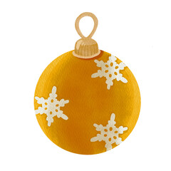 Christmas Ball Orange