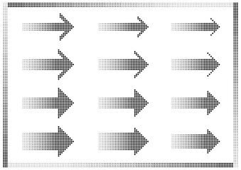 矢印のアイコンセット　001