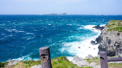 強風が吹く呼子・加部島の絶景 加部島展望台