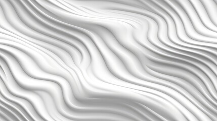 Multiple white 3D abstract waves best for presentation background