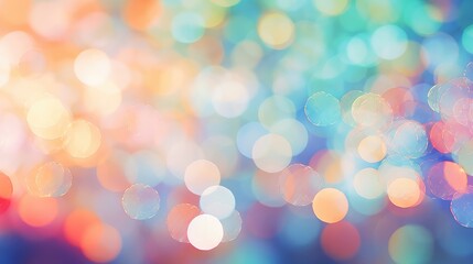 beautiful blurred background for presentation with small backlit lights with beautiful round bokeh