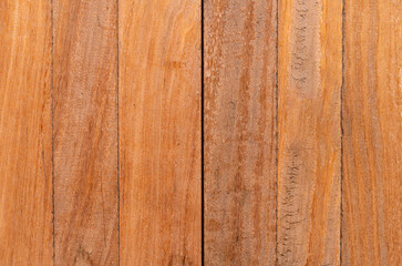 Fototapeta premium wood table layer on top view or empty brown wooden wall and planks floor for home interior or exterior architecture and close door texture background or wallpaper and retro blank board on vertical