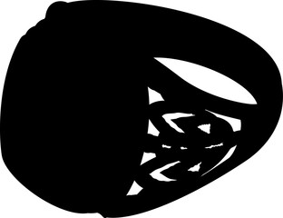Vector shape of gold signet. 
Vector illustration of male gold signet ring. Male gold ring shape in vector. Illustration of jewelry and bijouterie.
