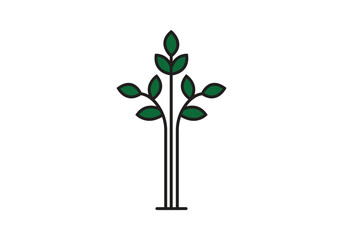 Fototapeta na wymiar tree logo design, root vector - Tree of life logo design inspiration isolated on white background