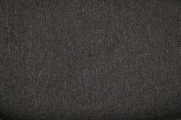 Rough dark gray fabric texture for background and design