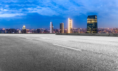 Obraz premium China's modern urban architectural landscape skyline..