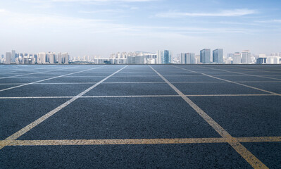 Fototapeta premium Aerial photography of modern urban architectural landscape in Zhuhai, China