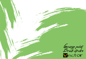 Grunge Paint stripe Vector brush Stroke, Free vector elegant green decorative watercolor brush stroke design background