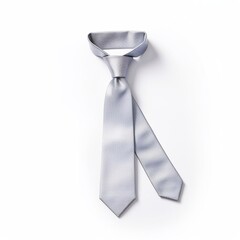 shirt and tie isolated on the white background generative AI