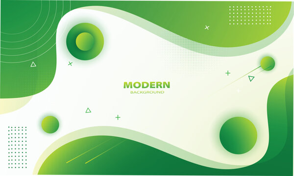 Abstract Gradient Green Background 