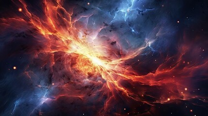 space galaxy cloud nebula. Stary night cosmos. Universe science astronomy. Supernova background generative AI