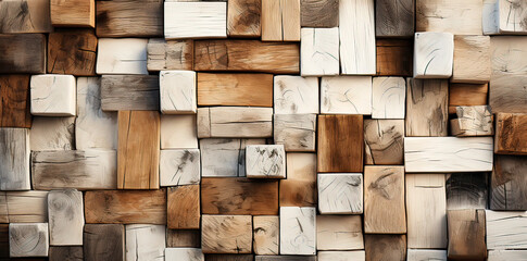 rustic wooden texture background ,Generative AI