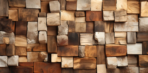 rustic wooden texture background ,Generative AI