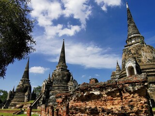 Thailand Travel Trip, UNESCO >>  Over 530 Years old  Wat Phra Si Sanphet Temple. 