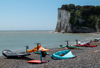 Klify i plaża St Margarets © Mariusz