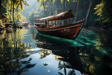 My boat on the sea, Generative AI