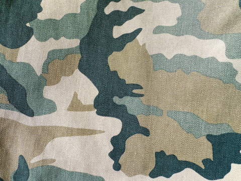 military camo cotton canvas texture background fabric