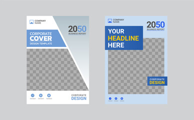 Creative corporate book cover design