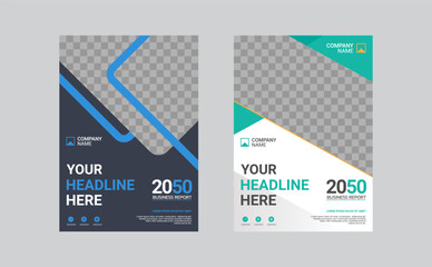 Creative corporate book cover design