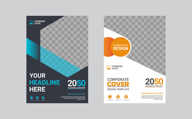 Creative corporate book cover design