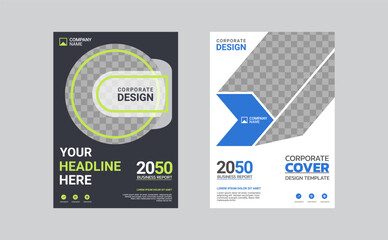 Creative corporate book cover design