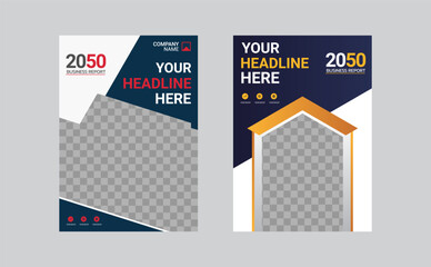 Creative corporate book cover design