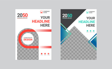 Creative corporate book cover design