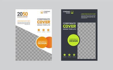 Creative corporate book cover design