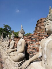 statue of buddha at Ayutthaya province