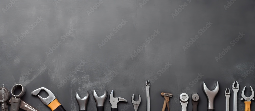Aufkleber A group of tools sitting on top of a table created with Generative AI technology