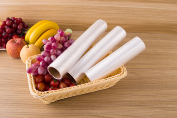 Clean and transparent preservation bag, plastic wrap, transparent bag