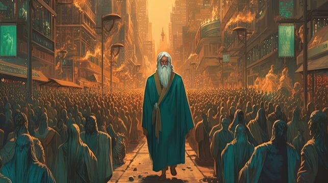 Jesus returned to straighten the people to the one God, namely Allah