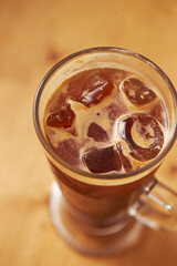 Iced Americano in a cup