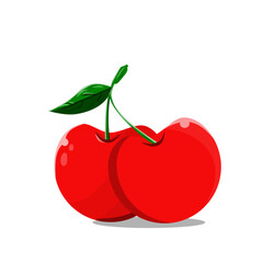 National Cherry Day. Cherry day vector illustration.