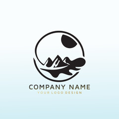 Mountain Photography vector logo design