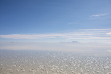 Salzsee  in der Salar de Uyuni in Bolivien