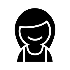 Sport girl icon